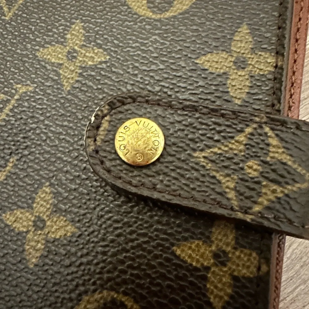 Louis Vuitton Brown and Gold Monogram Wallet